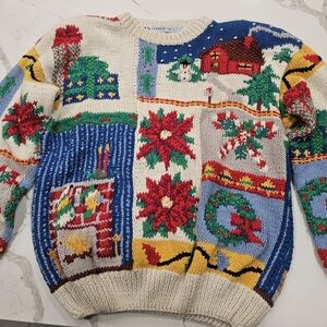 Northern Isles Vintage Christmas Sweater (XL)